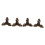 20Pcs Bronze Iron Corner Protectors for Wooden Boxes Vintage Triangular Hardware 3