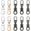 Zipper Pull Replacement for Small Holes Zipper, 10 Pcs Detachable Zipper Pull Tabs for Luggage Cloth 1