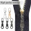 Zipper Pull Replacement for Small Holes Zipper, 10 Pcs Detachable Zipper Pull Tabs for Luggage Cloth 5