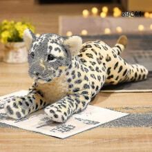 (39cm Leopard)Animal Plush Toy Soft Stuffed Doll Adorable Kids Hugging For Boys