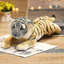 (39cm Tiger)Animal Plush Toy Soft Stuffed Doll Adorable Kids Hugging For Boys