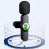 Wireless Microphone with Typ-c Port, Plug-play Mini Lavalier Lapel Mic Potable Clip On Lapel Mic Red 4
