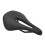 Sella nera in pelle e carbonio cava 164g 155mm 16