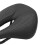 Sella nera in pelle e carbonio cava 164g 155mm 4