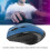 Mouse wireless 2.4G, ottico compatto, 2xAAA, Blu 4