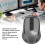 Mouse ottico wireless 2.4G 2xAAA Argento 10 m 5