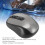 Mouse ottico wireless 2.4G 2xAAA Argento 10 m 4