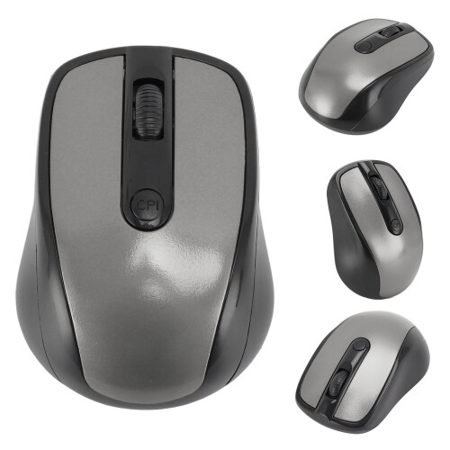 Mouse ottico wireless 2.4G 2xAAA Argento 10 m 2