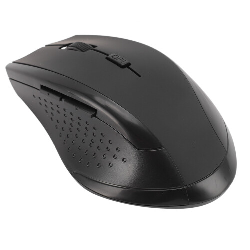 Mouse wireless 2.4G compatto nero 2xAAA USB