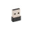 Mouse wireless 2.4G compatto nero 2xAAA USB 12