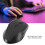 Mouse wireless 2.4G compatto nero 2xAAA USB 4