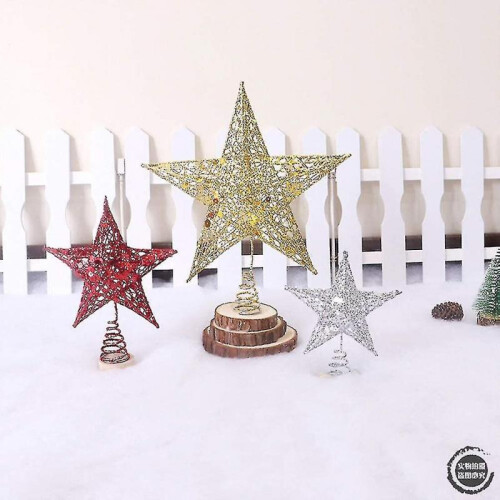 Topper Tree Decoration Topper Paillette Hanging Tree Decoration Tree 15cm (ruipei) 1