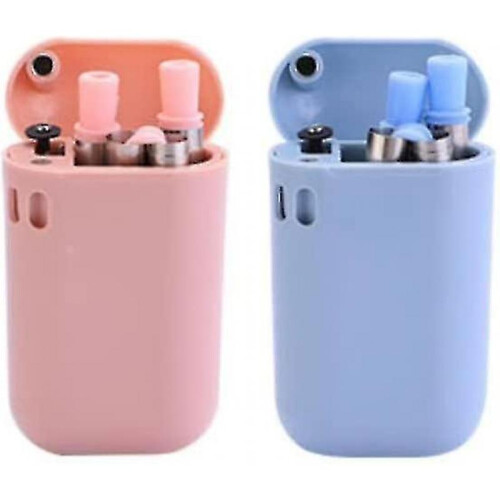 2pcs Collapsible Straw with Travel Case, Foldable Straws Reusable Environmentally Friendly Straw Wit 1