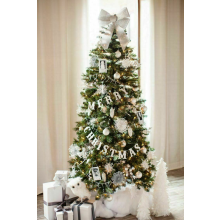 7FT GREEN CHRISTMAS TREE COLORADO BUSHY ARTIFICIAL XMAS TREE HOME