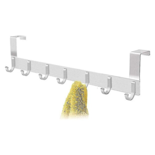 (Matte)Over The Door Hook Hanger,punch Coat Hooks Heavy-duty Organizer 1