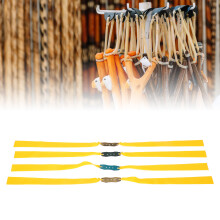 20 Stück Schleuder Gummibänder Hoch Elastisch Einfacher Zusammenbau Katzenkutsche Elastisches Bungee für Draußen
