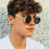 (gold   gray)Steampunk Round Retro Polarized Sunglasses Retro Glasses Protective Material Frame 3