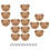 15pcs Furniture Knobs,wooden Drawer Knobs, Cupboard Knobs,bear Drawer Knobs for Kids, Dresse 3