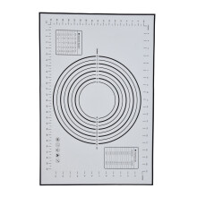 Tapete enrollable de silicona-fibra 24x16in negro 100g