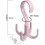 3pcs Acsergery Tie Rack Holder Hook Hanger, 360 Degree Rotating Closet Organizer Hanging 2