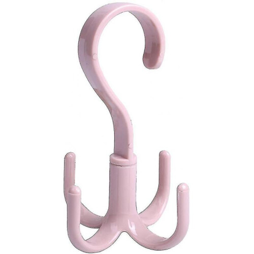 3pcs Acsergery Tie Rack Holder Hook Hanger, 360 Degree Rotating Closet Organizer Hanging 2