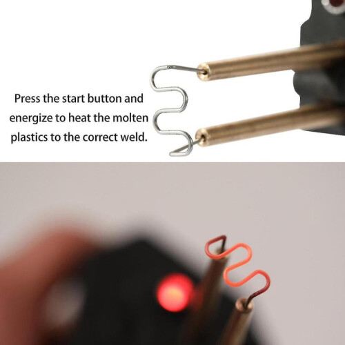 70w Hot Stapler Machine Car Bumper Kit Plier 4 Wave Staples Repairing Machine (ruipei) 1