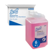 Scott 1L Pink Aqua Foam Hand Soap Refill (Pack of 6)