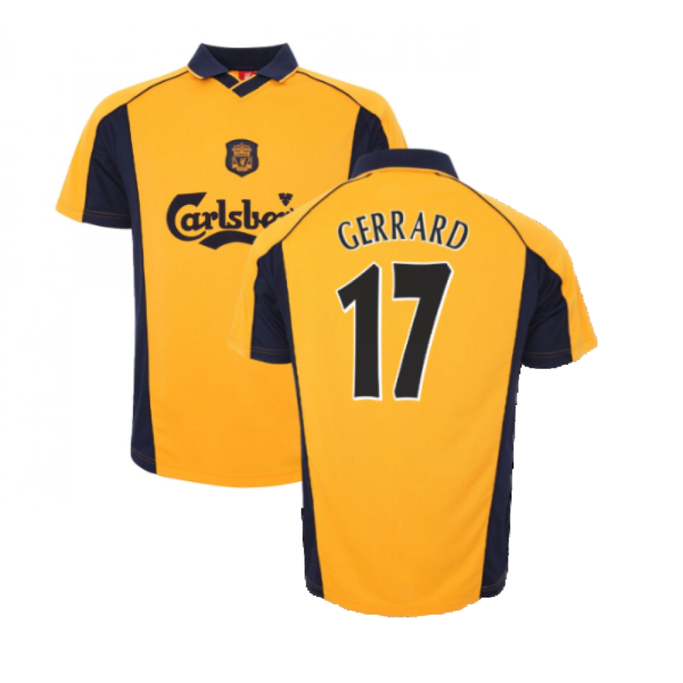 Liverpool Fc (Xxl) 2000-2001 Liverpool Away Retro Shirt (Gerrard 17)