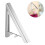(Black)Home Retractable Clothes Rack Mounted Folding Clothes Hanger 1
