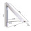 (Black)Home Retractable Clothes Rack Mounted Folding Clothes Hanger 5