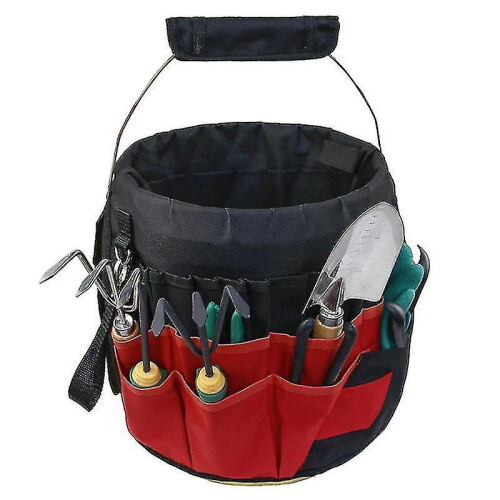 (RED)Bucket Tool Organizer - Insert For Construction, Garden, Red