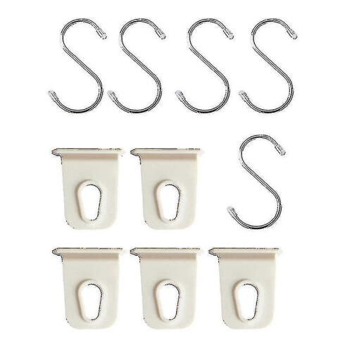 (white5 hook)5 / 10 Pieces Rv Awing Hanger, Utility Tent, Awning Hook, Clothes Hook
