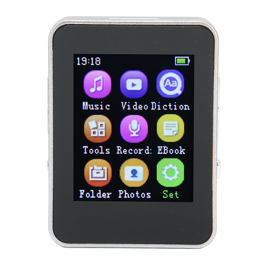 T7 1.8" Mp4 Player 8Gb With Fm Radio & Recording Silver 3281333101528