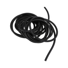 Q4070 5M Natural Latex Rubber Tube 4mm Inner Diameter Black
