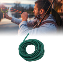 Q4070 5M Natural Latex Elastic Tube 4mm x 7mm Ice Green Outdoor String