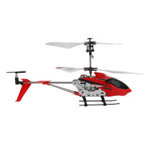 Elicottero RC con giroscopio a 3 canali rosso 3,7 V 150 mAh 10 m