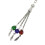 Perles du rosaire émaillées colorées de 8 mm – cadeau 8