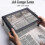Reading Magnifier, Magnifying Glass with 3x Magnification Reading Aid with 4 Led for Elderly - A4 Re 1