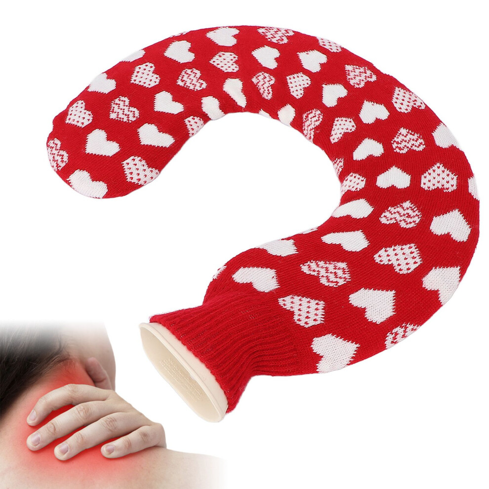1L U-Shaped Hot Water Bag for Neck & Shoulder - 34x31cm