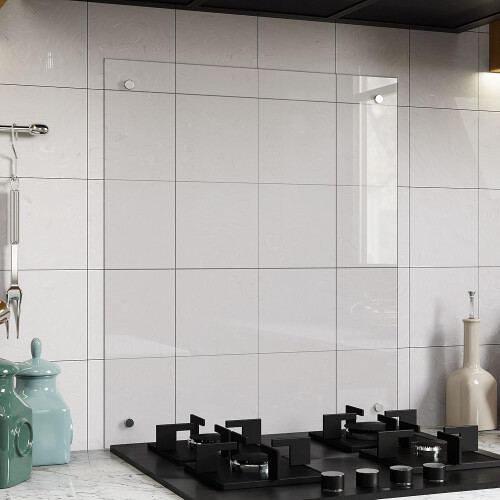 BELOFAY 6mm Clear Tempered Glass Splashback