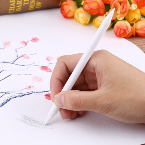 6Pcs Double Head Sketch Paper White Pen Pastel 2
