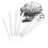 6Pcs Double Head Sketch Paper White Pen Pastel 9