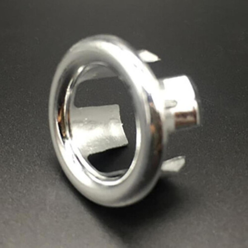(1PC)Sink Basin Overflow Round Ring Drain Hole Plug Cap Cover Spare Bathroom 2