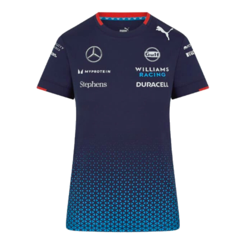 (L) 2024 Williams Racing Team T-Shirt (Navy) - Womens