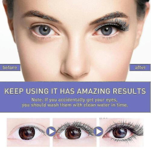 Eyelash Oil Seamless Slender Naturally Curly Eyelashes And Eyebrows --w 1