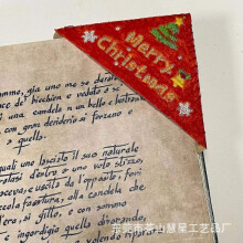 4pcs Bookmarks Corner Bookmark Merry Embroidered Corner Bookmark Bookmark For_d76