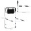 Homcom HOMCOM Adjustable Bed Assist Rail Grab Bar for Senior and Disabled White 8