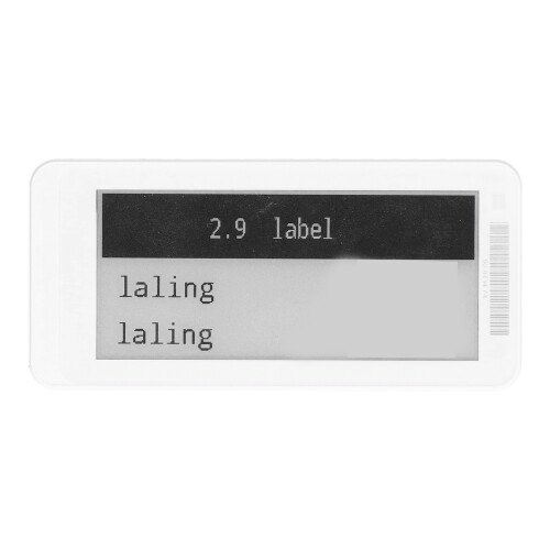 2.9in Electronic Shelf Label Auto Update No Paper Needed Black 1
