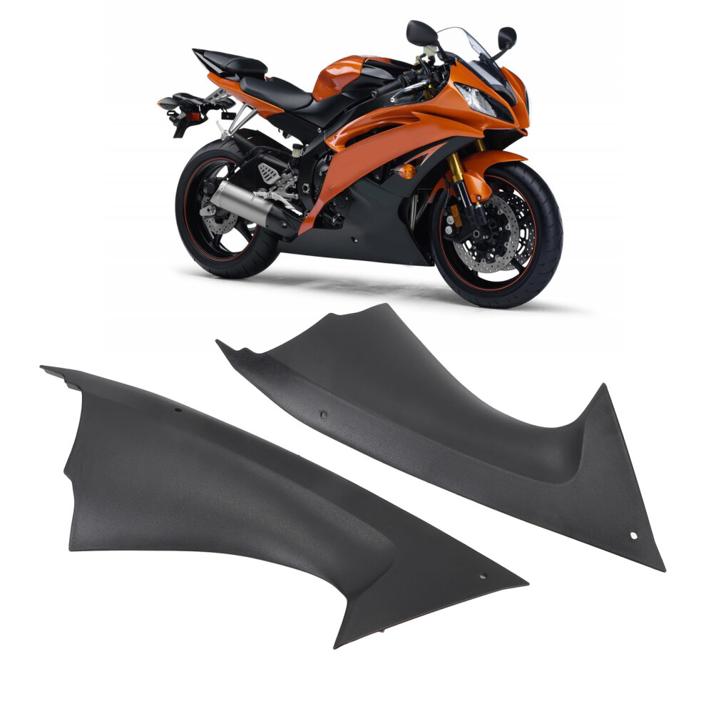 Pair Abs Side Air Duct Fairings For Yzf R6 2008-2016 Black 7691333108001