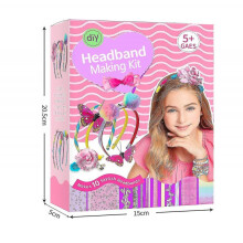Headband Making Kit for Girls, Arts Crafts Diy Accessories Set for Girls Toys, Your Own 10 Fashion H